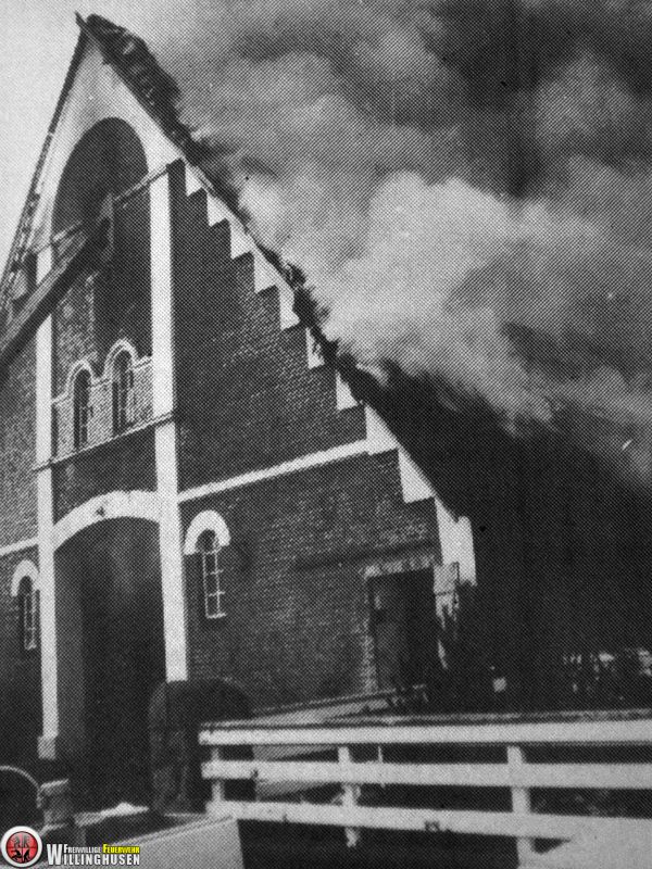 Großbrand bei Ahrens 1972