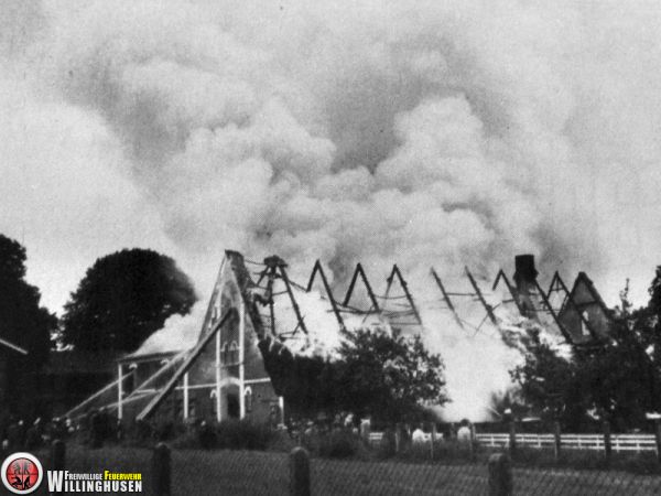 Großbrand bei Ahrens 1972